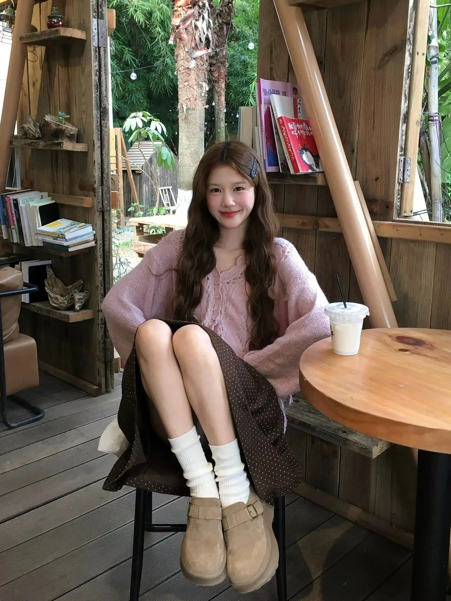 러블리 레이스 니트 가디건 상세 이미지 1