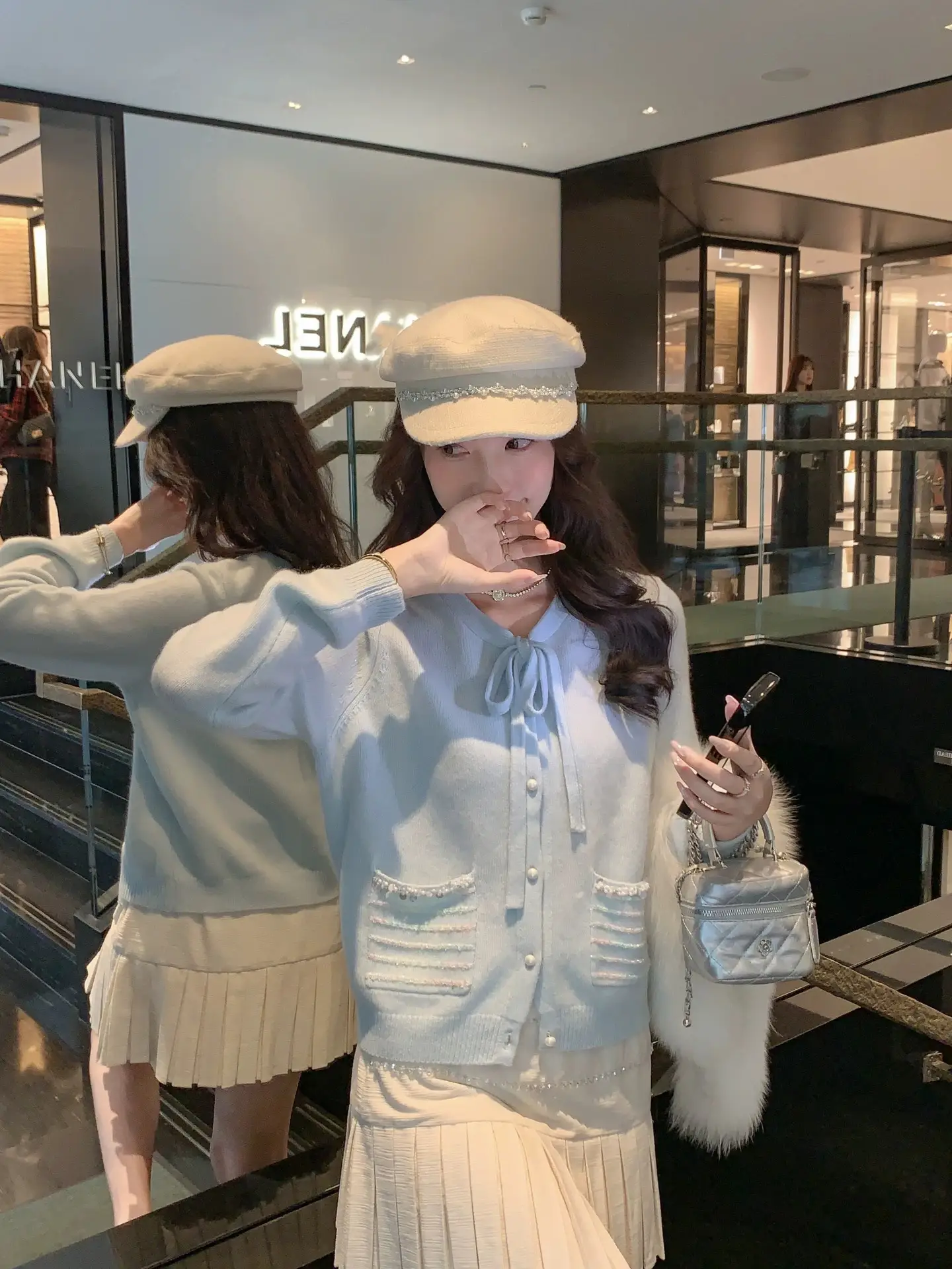 한국인기 러블리 리본 가디건 상세 이미지 1
