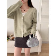批发秋冬<b class='q'>甜美</b>毛衣外套女设计感小众温柔软糯系小香风针织开衫短款上衣