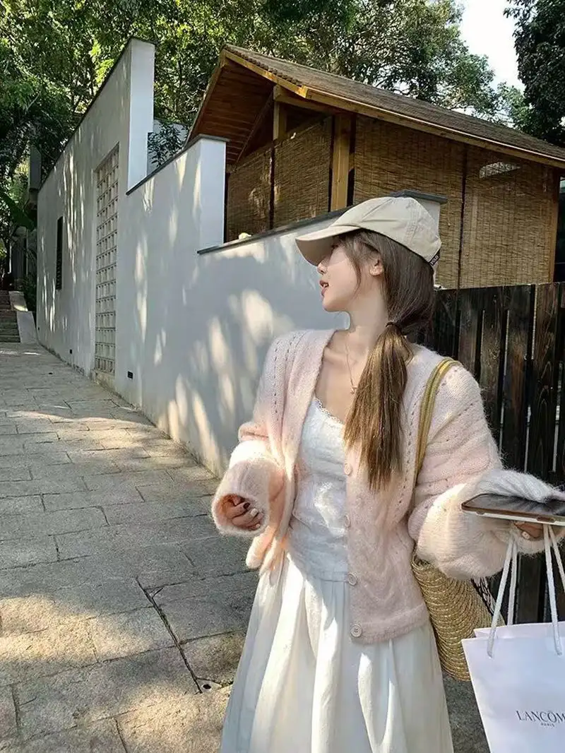 한국인기 루즈핏 가디건 니트 상세 이미지 13