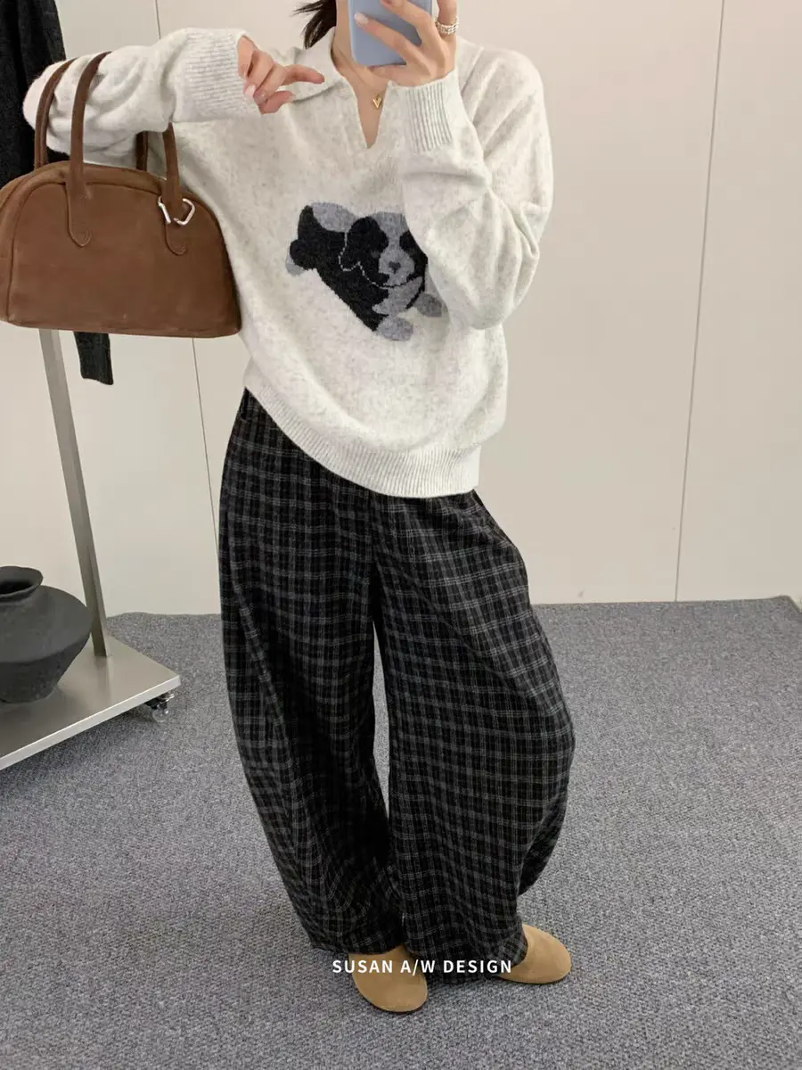 강아지 자카드 니트 가디건 상세 이미지 11