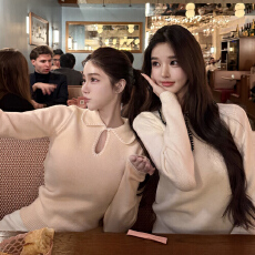 批发韩雨嘉【冬日美纪】C*EL25滑雪北极绒纱线 小香风手钩娃娃领毛衣