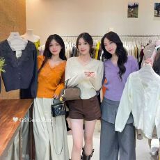 批发2025秋冬甜美风<b class='q'>蕾丝</b>拼接设计感长袖针织衫减龄上衣女毛衣开衫