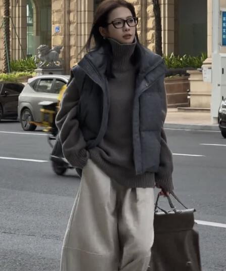 가을 겨울 새로운 다용도 면 의류 베스트 여성 짧은 외출용 두꺼운 보온 조끼 작은 패션 조끼 재킷