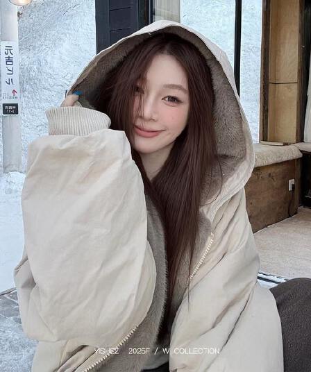 양면 착용 Parker 서비스 2026 년 겨울 의류 새로운 면 의류 여성 모피 재킷 좌 산 조각 느긋한 센스 두꺼운 재킷