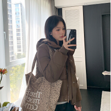 批发美式复古2026冬新款休闲羽绒棉服女短款肯豆风时尚连帽小个子外套