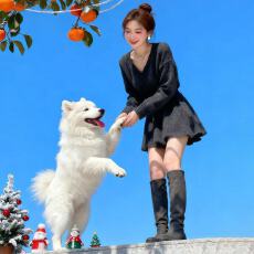 批发法式气质灰色V领毛衣<b class='q'>连衣裙</b>子女秋冬2026新款高级感收腰包臀短裙