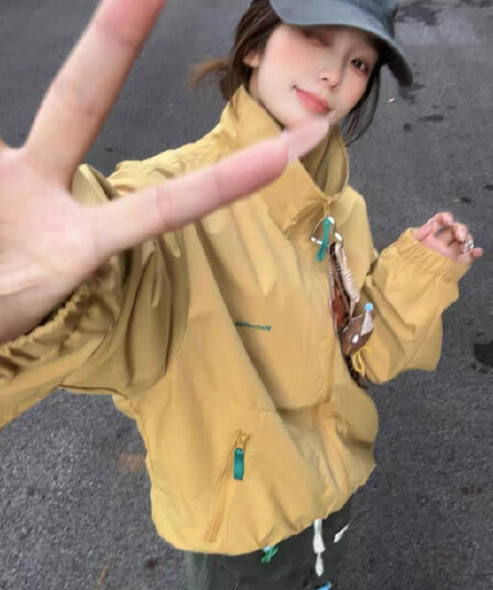 아메리칸 레트로 스탠드 칼라 자켓 여성 코트 가을 2026 새로운 루즈핏 캐주얼 남자 여자 재킷 맨위 트렌디