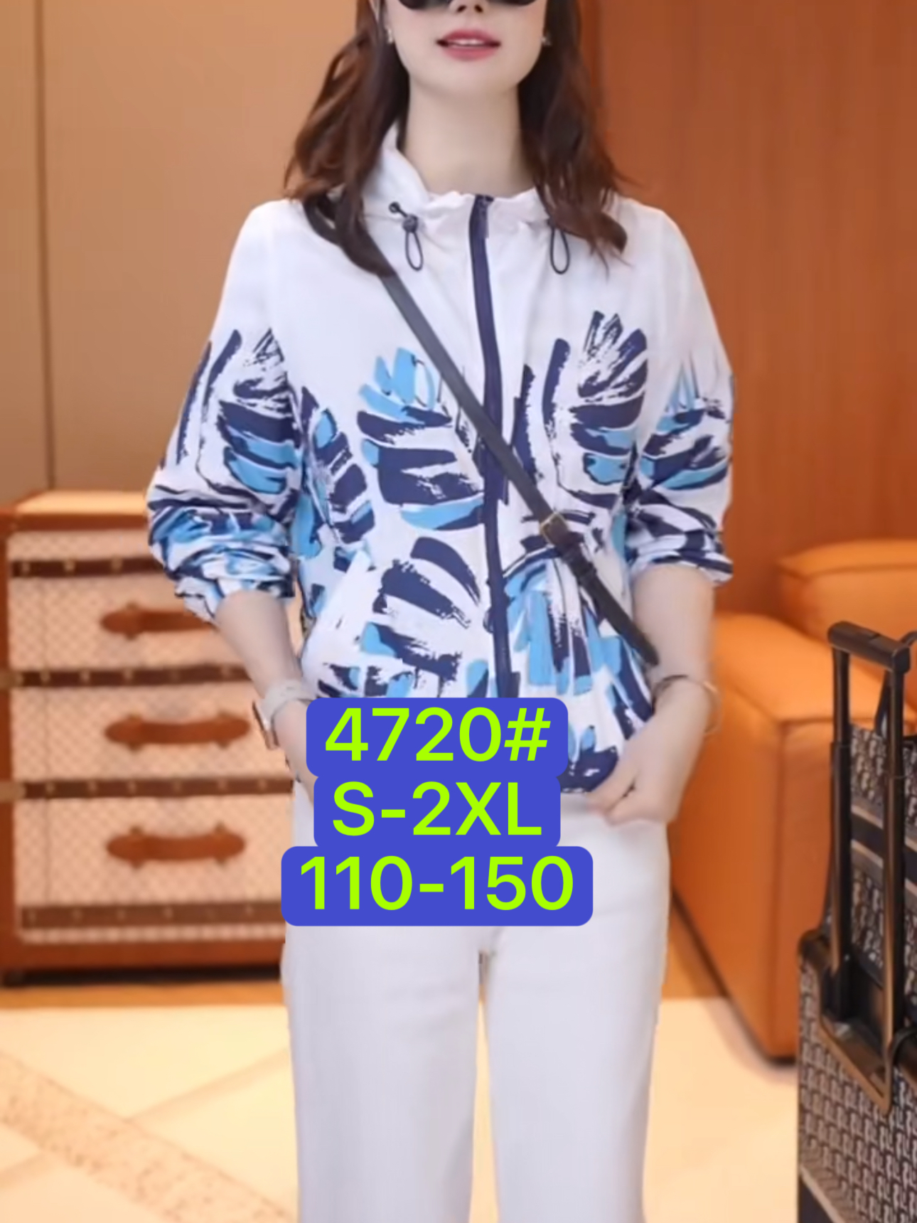 국방 자외선 얇고 가벼운 프린트 다용도 자외선 차단 재킷