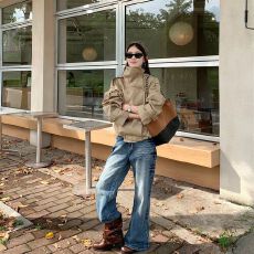 双排扣新款百搭通勤韩版女生外套卡其色超好看流行款风衣短款夹克