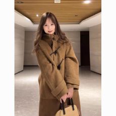 批发呢子大衣女冬2025年韩版气质<b class='q'>宽松</b>中长款赫本风高级感气质流行上衣