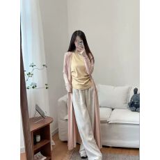 批发2026<b class='q'>夏</b>季长款长袖裙子紫外线收腰百搭长裙拉链衫全身防晒粉色女装