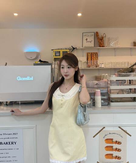 2026 품격 작은 샤넬 스타일 베이비 칼라 민소매 여성 여름 외국 가스 연령 감소 chic 허리 수축 Chic 베이비 칼라 미니 스커트