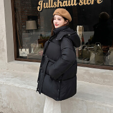 批发实拍外贸网红爆款2025冬装棉服新款棉衣外套宽松短款面包服棉衣棉