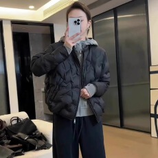 批发高级感立领棉衣<b class='q'>短款</b>外套女2025新款小个子洋气百搭轻薄面包服上衣