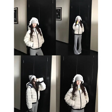 批发Skk Store Mon*ler出行苾备无胆无缝压胶羽绒棉服排骨羽绒服