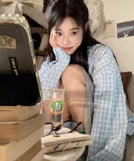 여름 한국 스타일 얇은 스타일 빛 럭셔리 회색 파란색 체크무늬 셔츠 외출용 여성 루즈핏 다용도 슬림해 보이는 셔츠 태양 보호 셔츠