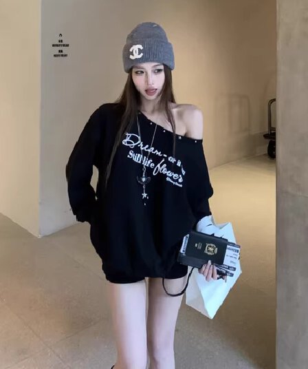 원본 품질 티셔츠 여성 봄 여름 슬림해 보이는 인사이드 가져 가라. 만나는 맨위