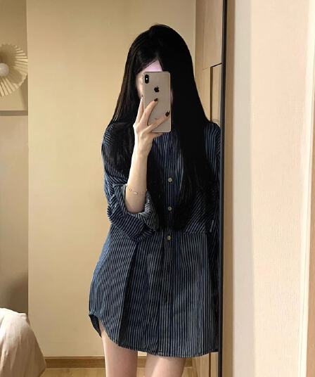 원본 포함 면 체크무늬 아메리칸 레트로 배색 격자 무늬 셔츠 이른 가을 루즈핏 긴팔 맨위