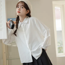 批发绣花配领带泰国校服娜诺泰式jk<b class='q'>衬衫</b>制服运动会高中学生毕业班服
