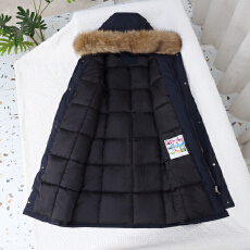 批发2026冬季新款棉服女中长款过膝工装棉袄大码加厚宽松冬装棉衣外套