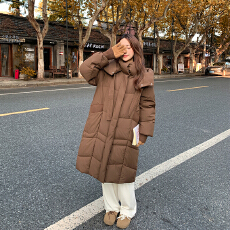 批发新款羽绒绵服女短款小个子韩版宽松加厚连帽面包服保暖外套