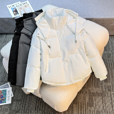 批发实拍羽绒棉服<b class='q'>女</b>冬季2025新款今年爆款大码胖mm棉衣棉袄连帽外套