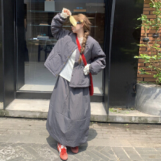 批发大码女装套装大码女装2025秋冬一整套胖mm韩系慵懒半身裙两件套