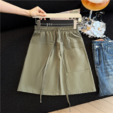 原纱防晒短款工装裙裤女夏薄款2026新款设计感美式显瘦短裙半身裙
