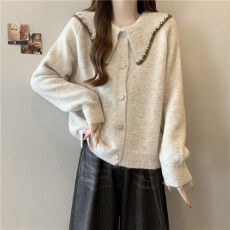 批发实拍2026大码女装新款胖妹妹显瘦新款小仙女针织长袖衫