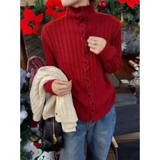 批发2025秋装<b class='q'>新款</b>女装女士设计感针织开衫毛衣女秋冬<b class='q'>外套</b>高级感上衣