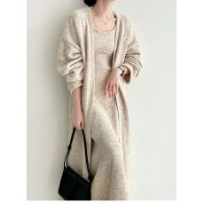 批发女装套装轻奢高级感女人味针织背心<b class='q'>连衣裙</b>毛衣老钱风两件套一整套