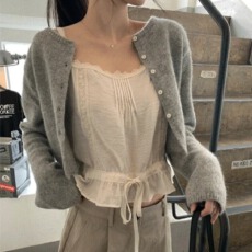 批发26夏韩国少女风抽褶荷叶边短款方领小吊带背心女