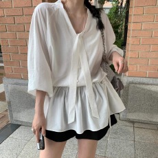 批发韩国chic百搭小众时尚宽松显瘦百搭长袖<b class='q'>连衣裙</b>2025<b class='q'>秋季</b>新品上衣