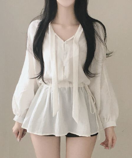한국 chic 다용도 작은 대중 패션 루즈핏 슬림해 보이는 다용도 긴팔 드레스 2025 가을 신제품 맨위