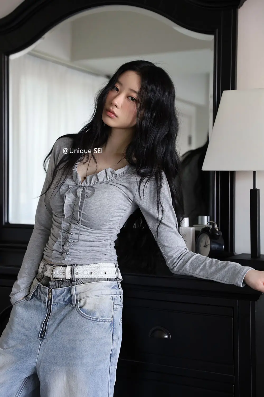 프릴 디테일 꽈배기 가디건 상세 이미지 15