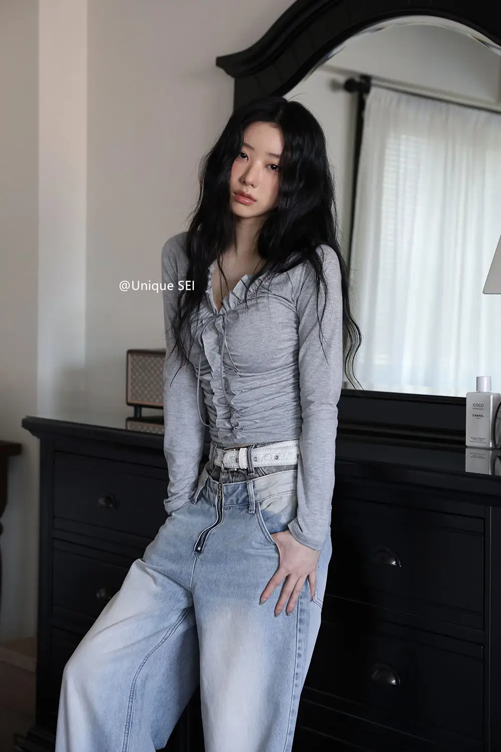 프릴 디테일 꽈배기 가디건 상세 이미지 20