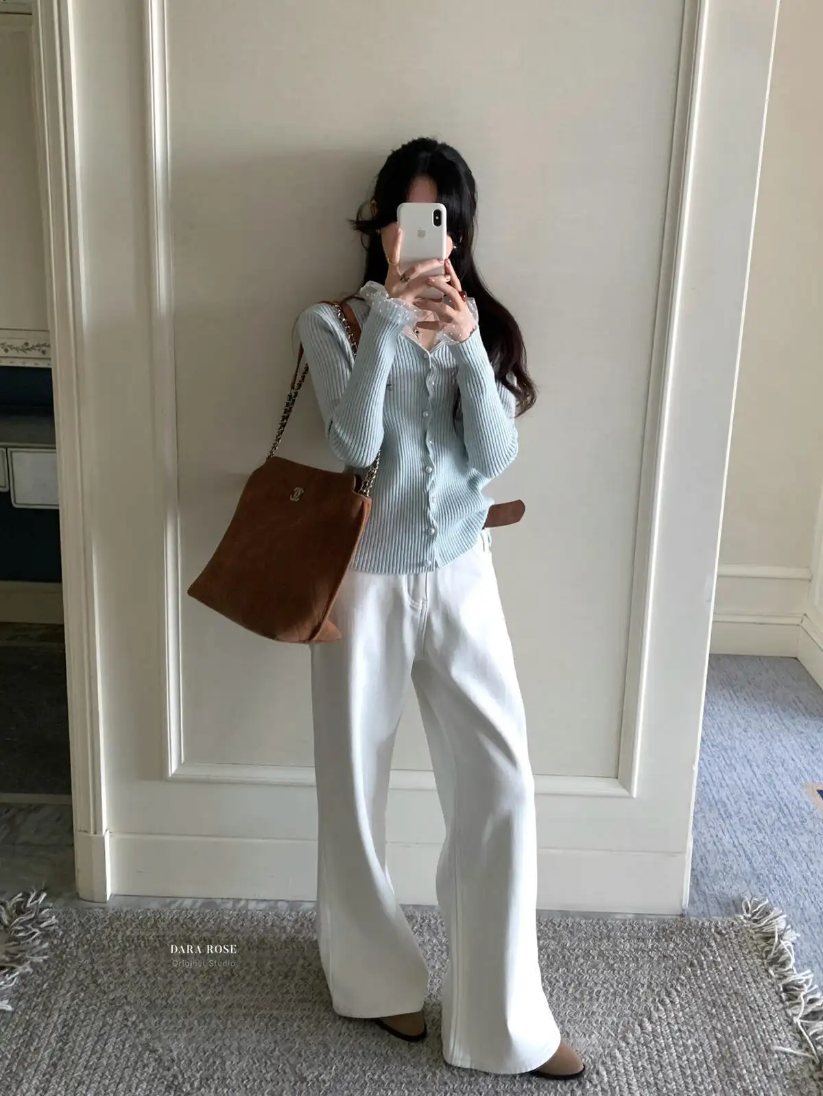 레이스 V넥 가디건 상세 이미지 7