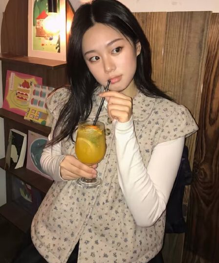 한 부서 학원 스타일 달콤함 도트 무늬 베이비 칼라 쇼트 스타일 모직 맨위 몸매 가꾸기 만나는 투피스 슈트