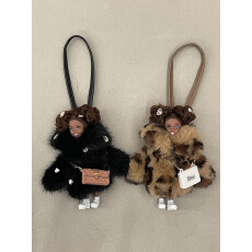 批发<b class='q'>实拍</b>特韩国东大门少女时髦外套挂包圣诞闺蜜包包挂件