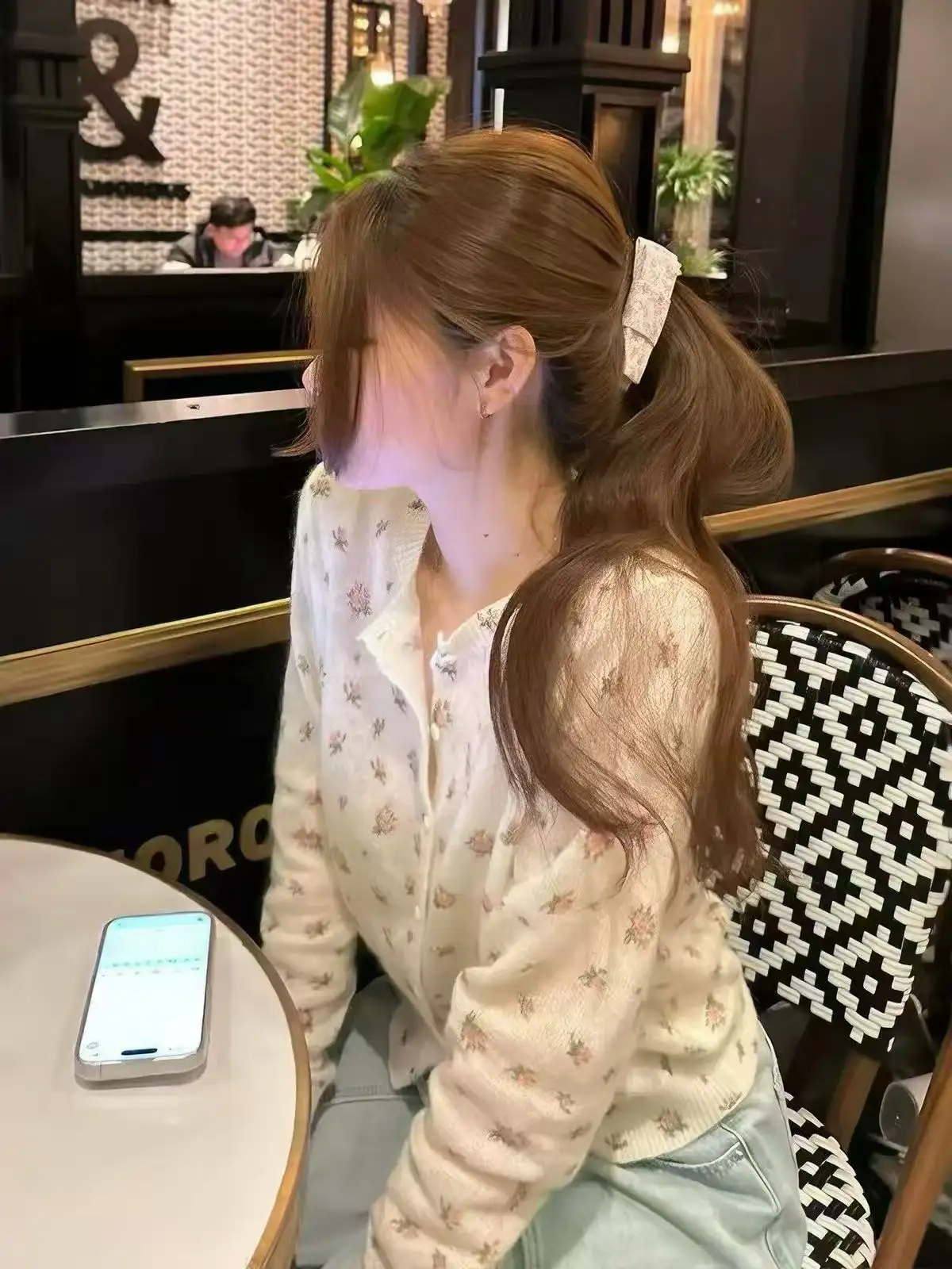 한국인기 플라워 니트 가디건 상세 이미지 11
