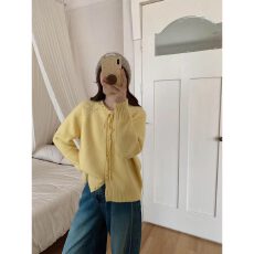 批发推荐~美拉德甜美风加厚软糯针织开衫毛衣<b class='q'>外套</b>女