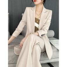 批发捡漏清仓剪标尾单原单外贸西装套装女春秋时尚气质高端休闲西服