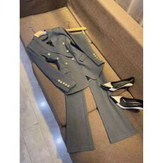 批发高端职业装气质正装灰色西装外套休闲时尚套装<b class='q'>女士</b>春秋季新款<b class='q'>西服</b>