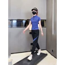 批发休闲运动套装女夏季2026新款气质<b class='q'>修身</b>显瘦短袖T恤瑜伽服两件套