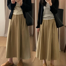 批发现孕妇<b class='q'>半身</b>裙学院风2026新款女春夏季高腰显瘦<b class='q'>韩版</b>宽松纯色A字裙