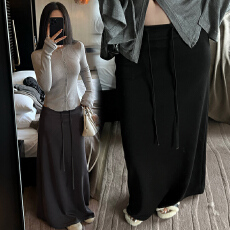 批发现孕妇无托腹半身裙女春秋新款2026半身裙<b class='q'>百搭</b>休闲a字显瘦长裙子
