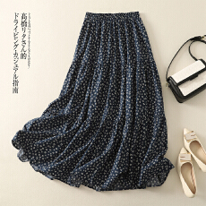 批发实拍碎花半身裙女2026春夏季新款高腰显瘦高级感裙子气质长裙