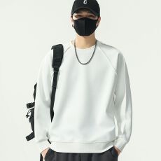 批发实拍2025秋<b class='q'>冬</b>新款潮牌圆领卫衣男纯棉潮流宽松韩版体恤上衣