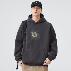 批发实拍2025秋冬新款卫衣男<b class='q'>日系</b><b class='q'>复古</b>印花宽松套头帽衫百搭休闲外套